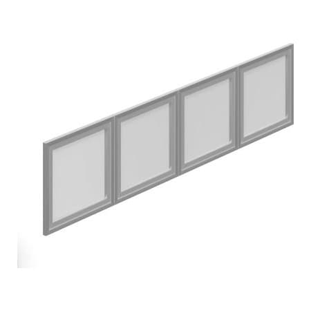 Gec Offices To Go - Silver Doors for 71" Hutch SL71SIDR